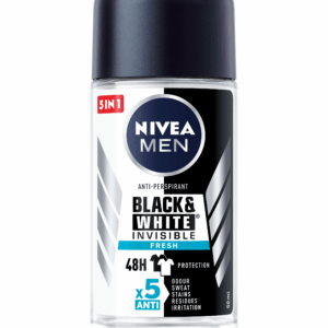 NIVEA ROLL ON 50ml MEN BLACK & WHITE INVISIBLE FRESH *