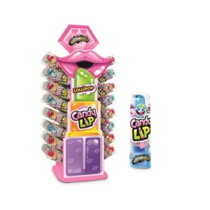 JOHNY BEE LOLLIPOP CANDY LIPSTICK ΓΛΕΙΦΙΤΖΟΥΡΙ ΚΡΑΓΙΟΝ STAND DISPLAY 48ΤΕΜ *