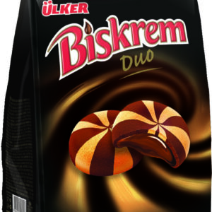 ULKER BISKREM DUO ΜΠΙΣΚΟΤΟ ΜΕ ΓΕΜΙΣΗ ΚΡΕΜΑ ΚΑΚΑΟ 150gr *