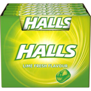 HALLS ΜΑΣΟΥΡΙ LIME (20*33,5gr) *