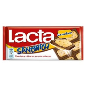 LACTA ΣΟΚΟΛΑΤΑ SANDWICH CRACKER 87gr *