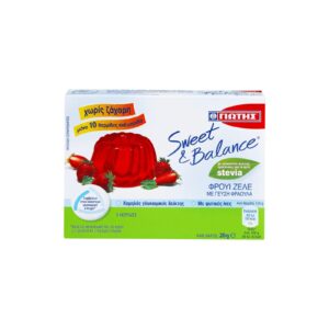 ΓΙΩΤΗΣ SWEET & BALANCE ΦΡΟΥΙ ΖΕΛΕ ΦΡΑΟΥΛΑ STEVIA 20gr *