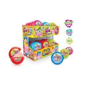 JOHNY BEE CRAZY ROLL GUM ΤΣΙΧΛΑ+TATTOO DISPLAY 30ΤΕΜ *