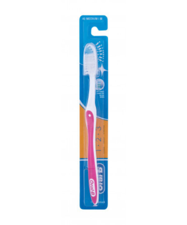 ORAL B ΟΔΟΝΤΟΒΟΥΡΤΣΑ 1 2 3 MEDIUM ΣΕ ΚΑΡΤΕΛΑ * - Image 1