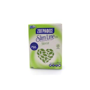 ΖΩΓΡΑΦΟΣ SLIM LINE ΓΛΥΚΑΝΤΙΚΟ ΜΕ STEVIA ΣΕ ΣΚΟΝΗ 150gr *