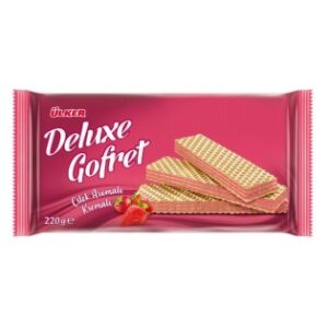 ULKER DELUXE COFRET ΓΚΟΦΡΕΤΑ ΜΕ ΚΡΕΜΑ ΦΡΑΟΥΛΑ 220gr *