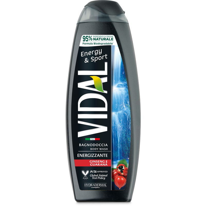vidal-bagno-schiuma-500-ml-energy-sport VIDAL ΑΦΡΟΛΟΥΤΡΟ 500ml MEN ENERGY&SPORT (ΜΑΥΡΟ) * - Image 1