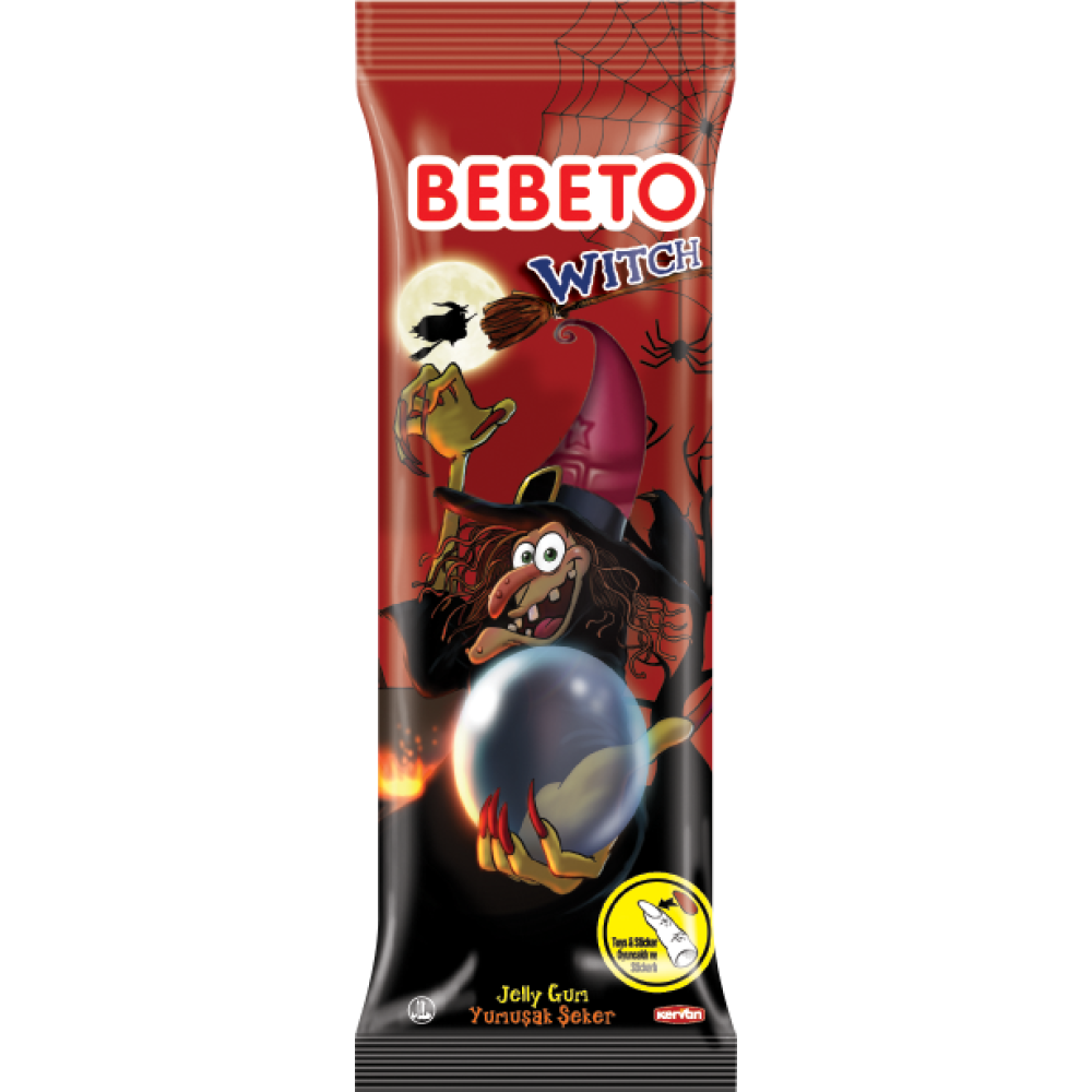witch-1-1000x1000 BEBETO ΖΑΧΑΡΩΤΑ 22GR WITCH GUMMY * - Image 1