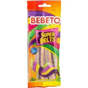 BEBETO ΖΑΧΑΡΩΤΑ 75GR SUPER BELTS ΓΛΩΣΣΕΣ *