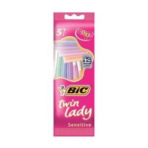 BIC ΞΥΡΑΦΑΚΙΑ TWIN LADY SENSITIVE 5τεμ. *