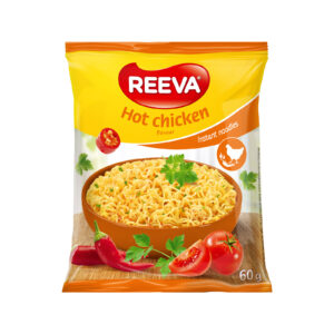 REEVA INSTANT NOODLES 60GR HOT CHICKEN FLAVOUR *