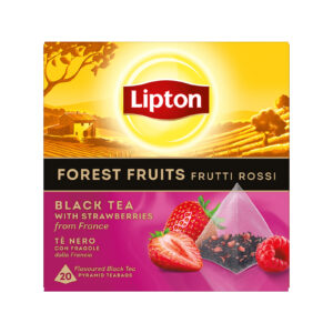 LIPTON  ΜΑΥΡΟ ΤΣΑΙ ΜΕ ΦΡΟΥΤΑ ΤΟΥ ΔΑΣΟΥΣ 20 ΦΑΚΕΛΑΚΙΑ ΠΥΡΑΜΙΔΑ 30gr *