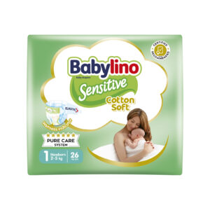 BABYLINO SENSITIVE ECON. No1 NEW BORN 26TEM 2-5KG *