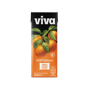 VIVA ΦΥΣΙΚΟΣ ΧΥΜΟΣ ΠΟΡΤΟΚΑΛΙ 250ml *