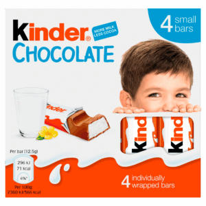 KINDER CHOCOLATE 50gr T4 *