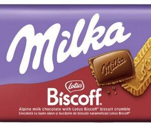 MILKA ΣΟΚΟΛΑΤΑ LOTUS BISCOFF 90gr - 24 *
