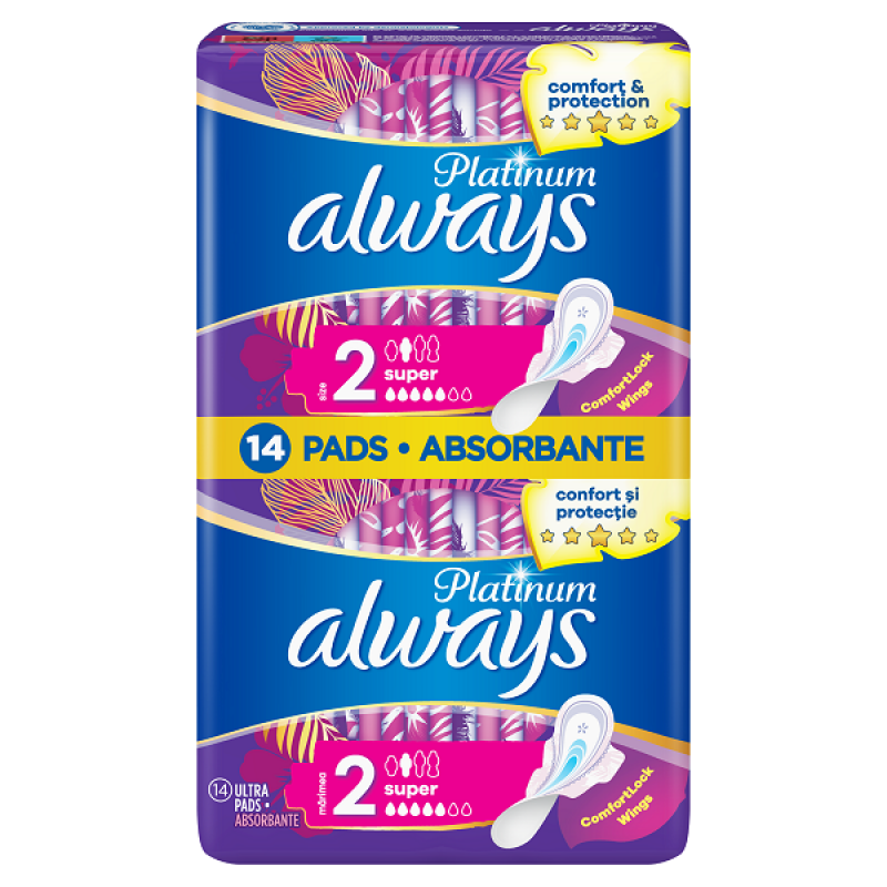 8001090444998-800x800 ALWAYS ΣΕΡΒΙΕΤΑ DUO PLATINUM SUPER 14pcs * - Image 1