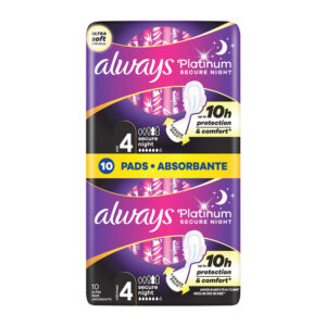 ALWAYS ΣΕΡΒΙΕΤΑ N.4 ULTRA SECURE NIGHT PLATINUM 10TEM *