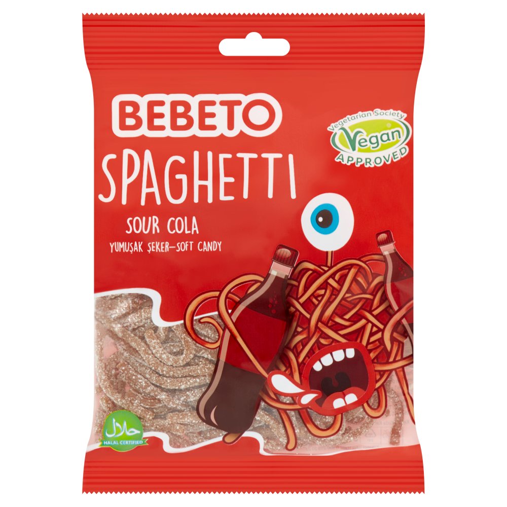 8690146085164 BEBETO ΖΑΧΑΡΩΤΑ 80GR SPAGHETTI COLA * - Image 1