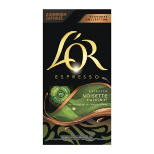 LOR 10 ΚΑΨΟΥΛΕΣ ΚΑΦΕ 52GR NOISETTE HALZENUT ESPRESSO *