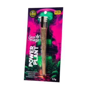 GREEN MAGIC ΠΡΟΙΟΝ ΚΑΝΑΒΗΣ ΕΤΟΙΜΟ ΤΣΙΓΑΡΟ 1,5G POWER PLANT (100% CBD) *