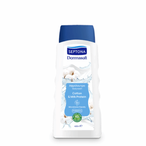 SEPTONA DERMASOFT ΑΦΡΟΛΟΥΤΡΟ 400ml COTTON & MILK *