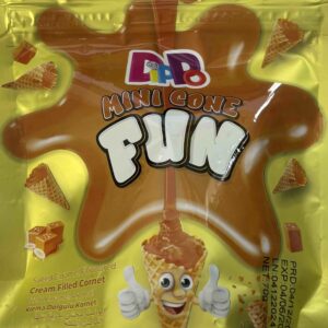 DIPPO ΜΙΝΙ CONE FUN ΧΩΝΑΚΙΑ ΜΕ ΓΕΜΙΣΗ ΑΛΑΤΙΣΜΕΝΗ ΚΑΡΑΜΕΛΑ 70GR *