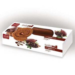 DOMA SWISS ROLL 300GR ΚΕΙΚ ΣΟΚΟΛΑΤΑ ΜΕ ΓΕΜΙΣΗ ΣΟΚΟΛΑΤΑ *