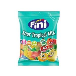 FINI ΖΑΧΑΡΩΤΑ SOUR TROPICAL MIX 90GR ΕΛ *