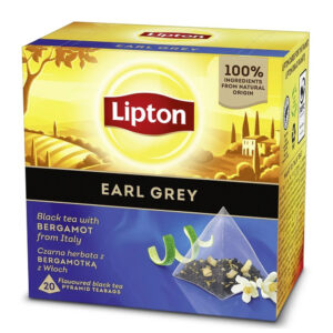 LIPTON  ΜΑΥΡΟ ΤΣΑΙ ΜΕ ΠΕΡΓΑΜΟΝΤΟ EARL GREY 20 ΦΑΚΕΛΑΚΙΑ ΠΥΡΑΜΙΔΑ 32gr *