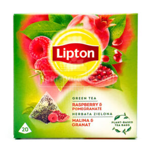 LIPTON  ΠΡΑΣΙΝΟ ΤΣΑΙ ΜΕ ΒΑΤΟΜΟΥΡΟ ΚΑΙ ΡΟΔΙ 20 ΦΑΚΕΛΑΚΙΑ ΠΥΡΑΜΙΔΑ 28gr *