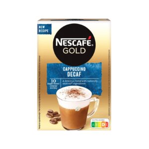 NESCAFE GOLD CAPPUCCINO DECAF 125gr (10X12,5G) *