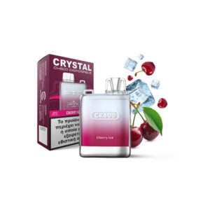 CRYSTAL ΗΛΕΚΤΡΟΝΙΚΟ ΤΣΙΓΑΡΟ 2ML (600 PUFFS) Nicotine 20mg/ml CHERRY ICE *