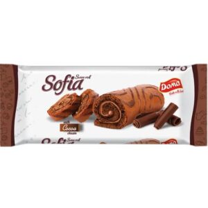 DOMA SOFIA SWISS ROLL 200GR ΚΕΙΚ ΣΟΚΟΛΑΤΑ ΜΕ ΓΕΜΙΣΗ ΣΟΚΟΛΑΤΑ *