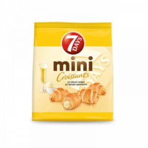 7DAYS MINI ΚΡΟΥΑΣΑΝΑΚΙΑ 185GR ΚΡΕΜΑ SPUMANTE *