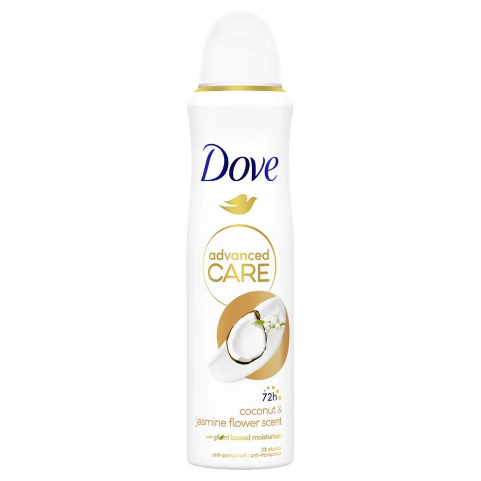 8720181291487 DOVE BODY SPRAY 150ml ADVANCE CARE COCONUT&FLOWER * - Image 1