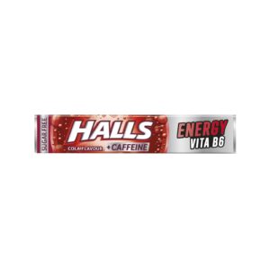 HALLS (GR) ΜΑΣΟΥΡΙ ENERGY B6 COLA FLAVOUR+CAFFEINE (20*32gr) *