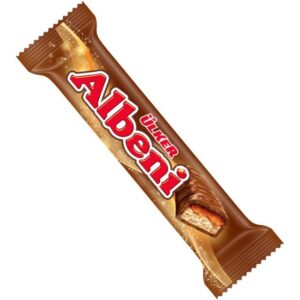 ULKER ALBENI ΜΠΑΡΑ ΣΟΚΟΛΑΤΑΣ ΓΑΛΑΚΤΟΣ ΜΕ ΚΑΡΑΜΕΛΑ ΚΑΙ ΜΠΙΣΚΟΤΟ 31gr *