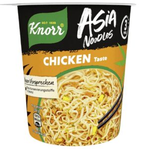 KNORR SNACK POT (ΓΡΗΓΟΡΟ ΓΕΥΜΑ) 65GR ASIA NOODLES CHICKEN TASTE *
