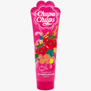 CHUPA CHUPS SHOWER GEL & BATH CREME  236ML STRAWBERRY SWIRL *
