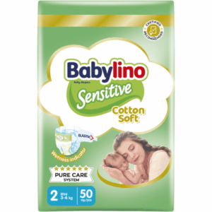 BABYLINO SENSITIVE ECON. No2 50TEM 3-6KG *