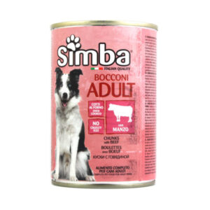 SIMBA DOG ΚΟΝΣΕΡΒΑ 415gr ΜΟΣΧΑΡΙ *