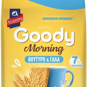 ΑΛΛΑΤΙΝΗ ΜΠΙΣΚΟΤΑ GOODY MORNING 160GR ΒΟΥΤΥΡΟ & ΓΑΛΑ *