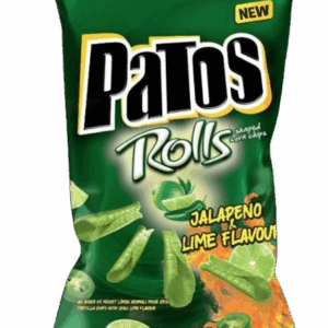 PATOS ROLLS ΣΝΑΚ ΚΑΛΑΜΠΟΚΙΟΥ ΓΕΥΣΗ ΚΑΥΤΕΡΗ ΠΙΠΕΡΙΑ JALAPENO & LIME 90GR *