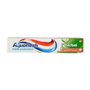 AQUAFRESH 75ml ΟΔΟΝΤΟΚΡΕΜΑ HERBAL 24H *