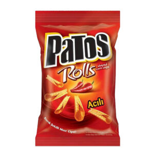 PATOS ROLLS ΣΝΑΚ ΚΑΛΑΜΠΟΚΙΟΥ ΓΕΥΣΗ HOT PEPPER 100GR *