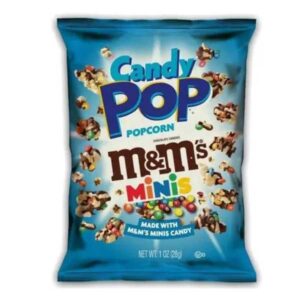CANDY POPCORN 28GR M&MS MINIS *