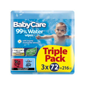 BabyCare 99% Water Μωρομάντηλα, (3x72τεμ)