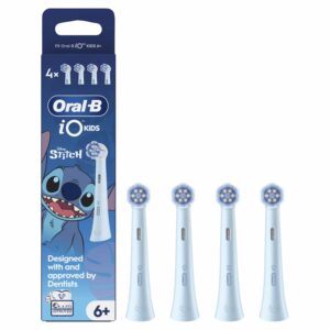 Oral-B iO Kids Stitch Ανταλλακτικές Κεφαλές για Ηλεκτρική Οδοντόβουρτσα για 6+ ετών, 4 τεμάχια