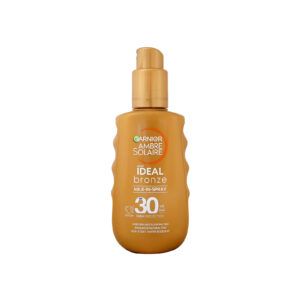 Garnier Ambre Solaire Ideal Bronze Milk-in-Spray Αντηλιακό για Πρόσωπο & Σώμα SPF30, 150ml